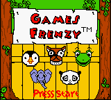 Games Frenzy Title Screen